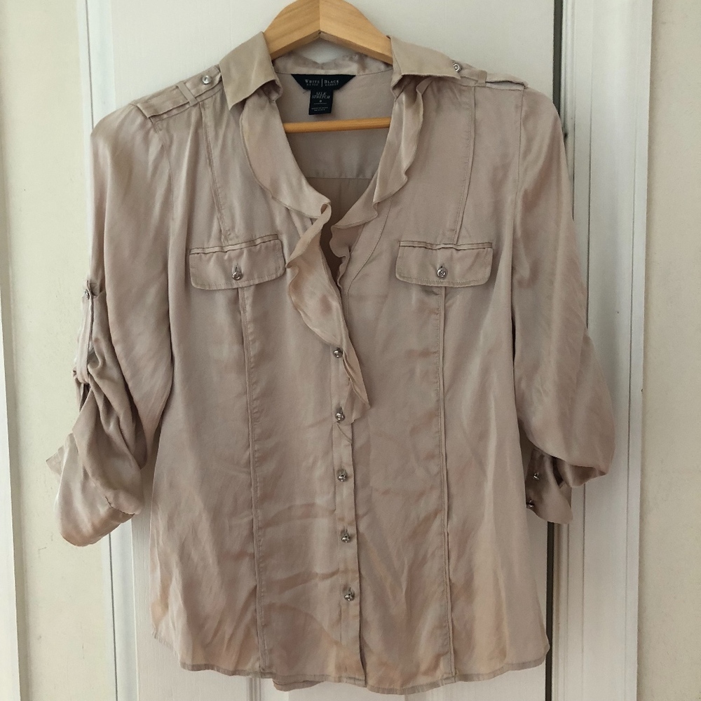 WHBM Silk Stretch shirt